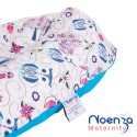 Coussin d'allaitement Noenza Maternity et Housse Léo Chouettes