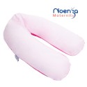 Coussin d'allaitement Noenza + Housse Tess Rose Fuchsia