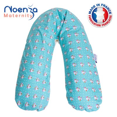 Coussin d'allaitement NOENZA + housse Sia 100% COTON OEKOTEX