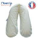 Coussin d'allaitement Noenza + Housse AYA Beige Multicolor 100% COTON OEKOTEX