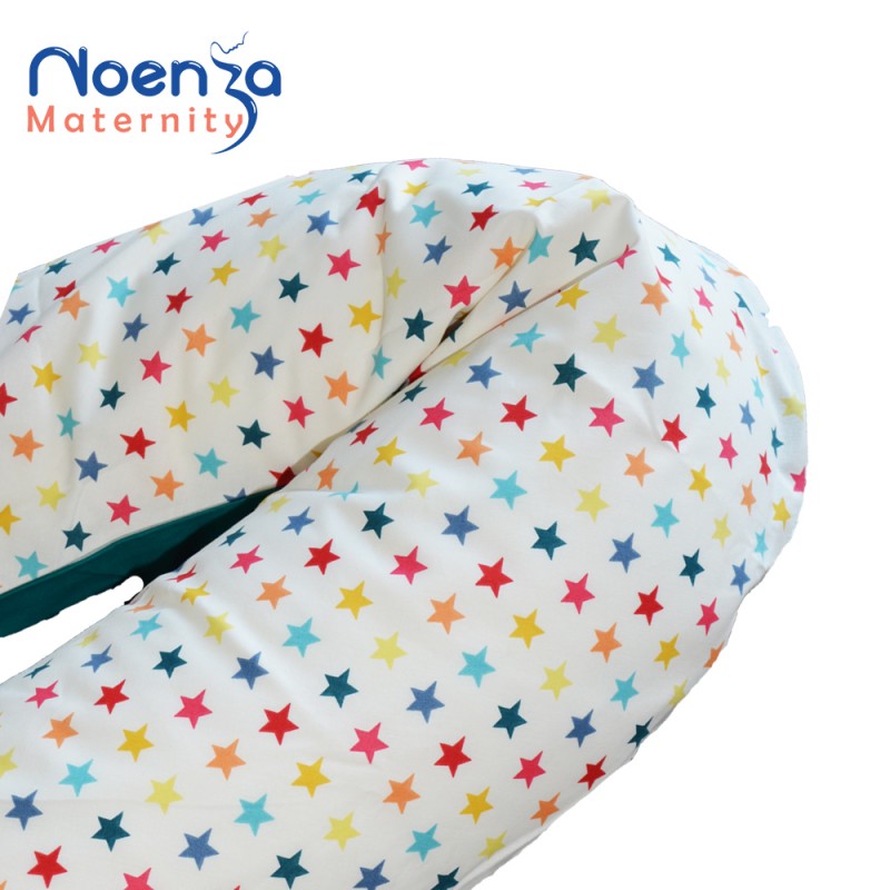 NUVITA - COUSSIN D'ALLAITEMENT BLEU - Bio Pour Bébés