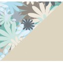 Coussin d'allaitement Noenza + Housse AYA Beige Multicolor 100% COTON OEKOTEX
