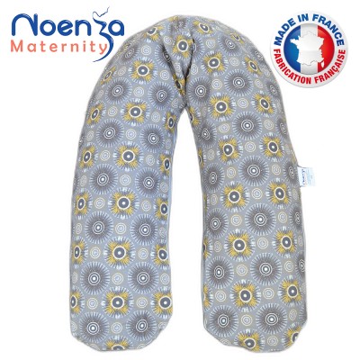 Coussin d'allaitement NOENZA + housse TAL 100% COTON OEKOTEX